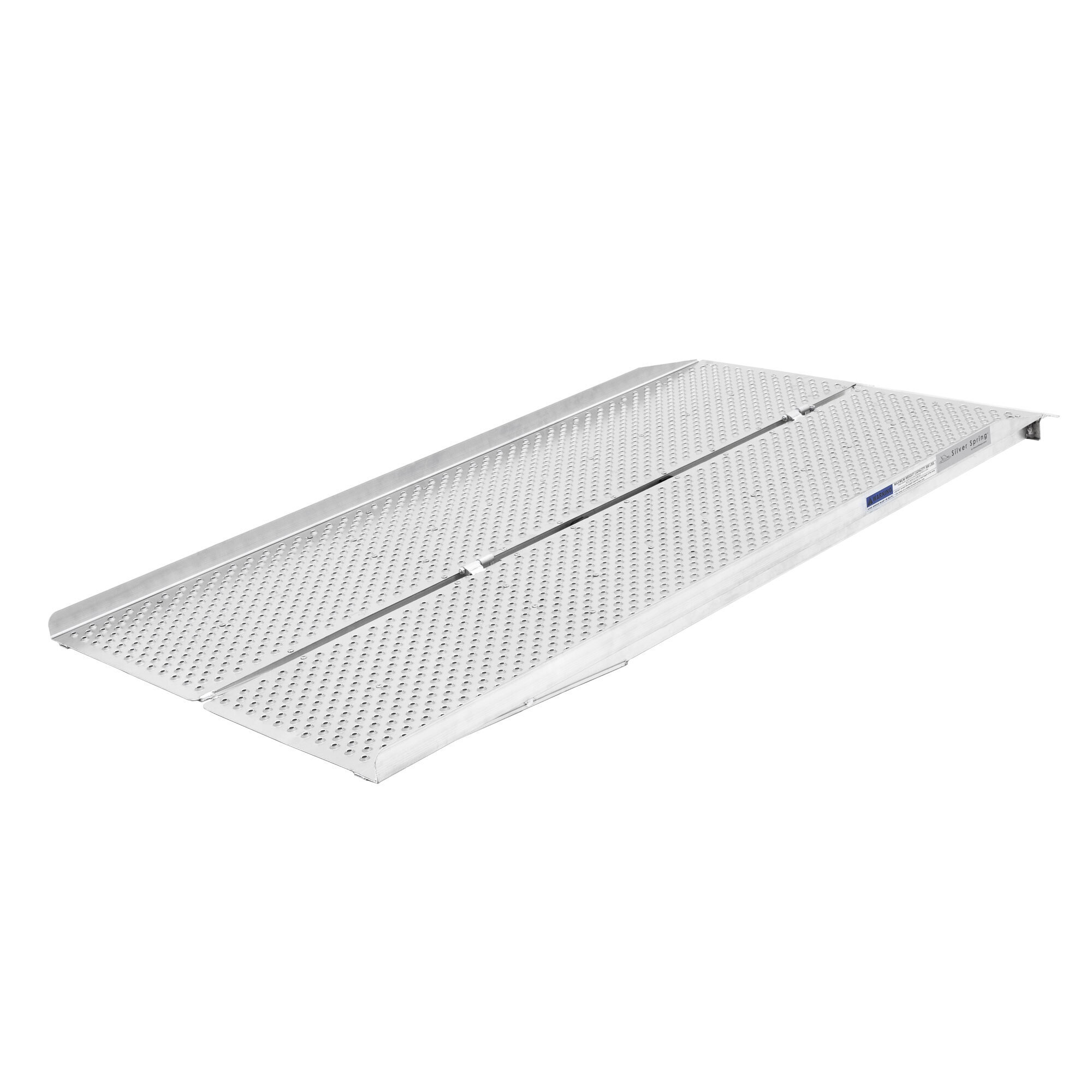 Silver Spring Lightweight Single Fold Wheelchair Ramp — 5ft., Aluminum, 800-Lb. Capacity, Model# PPSF05